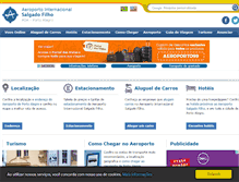 Tablet Screenshot of aeroportoportoalegre.net